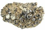 Lustrous Cassiterite Crystals On Quartz - Viloco Mine, Bolivia #209603-3